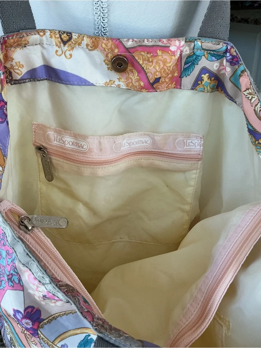 Lesportsac tote pastel